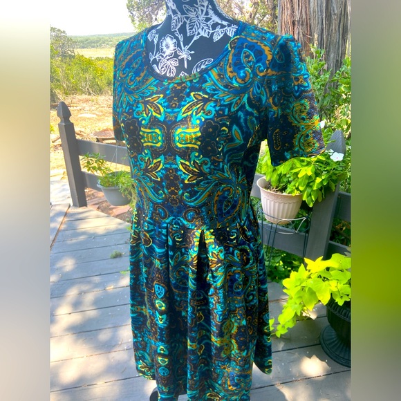 Lularoe Amelia Dress Size XL - Picture 3 of 8